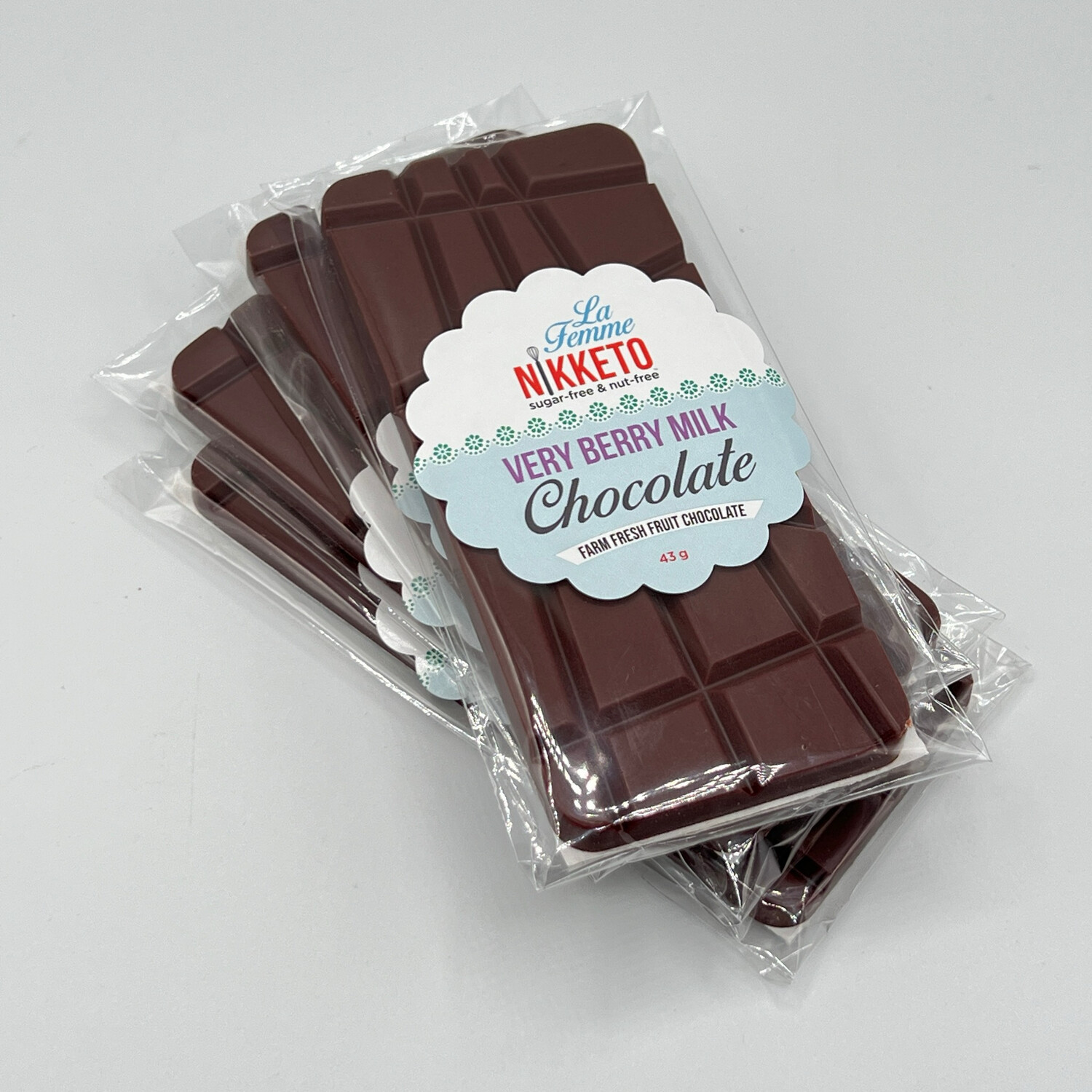 Very Berry Milk Chocolate Bar - 43 g